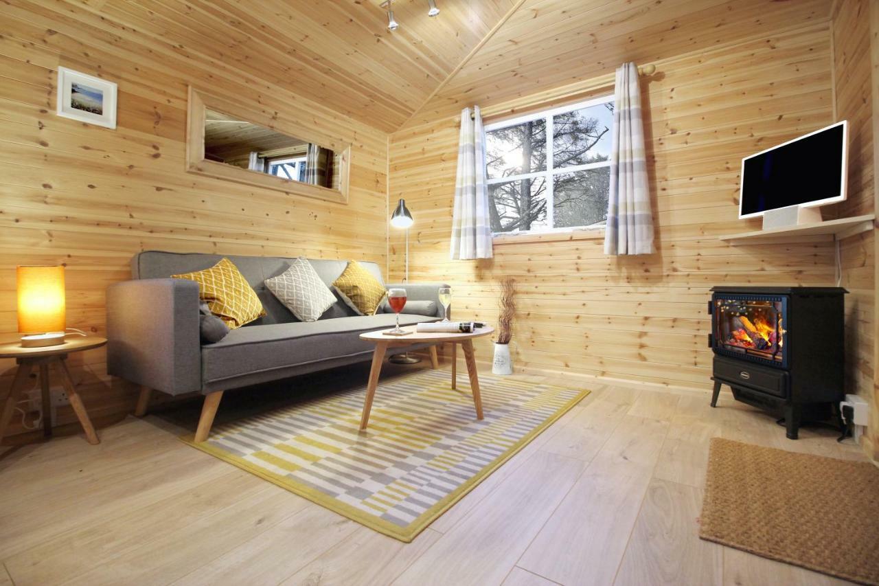 Scandi Cabin On A Hill, With Stunning Panoramic Views Ludgvan Exteriör bild